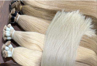 VNEXHAIR Blonde Bulk Extensions – Premium Echthaar in verschiedenen Blondtönen